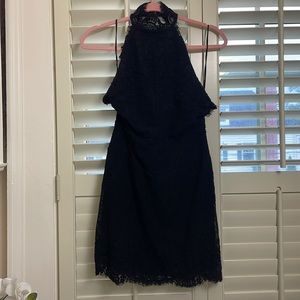 Free people high neck backless dress